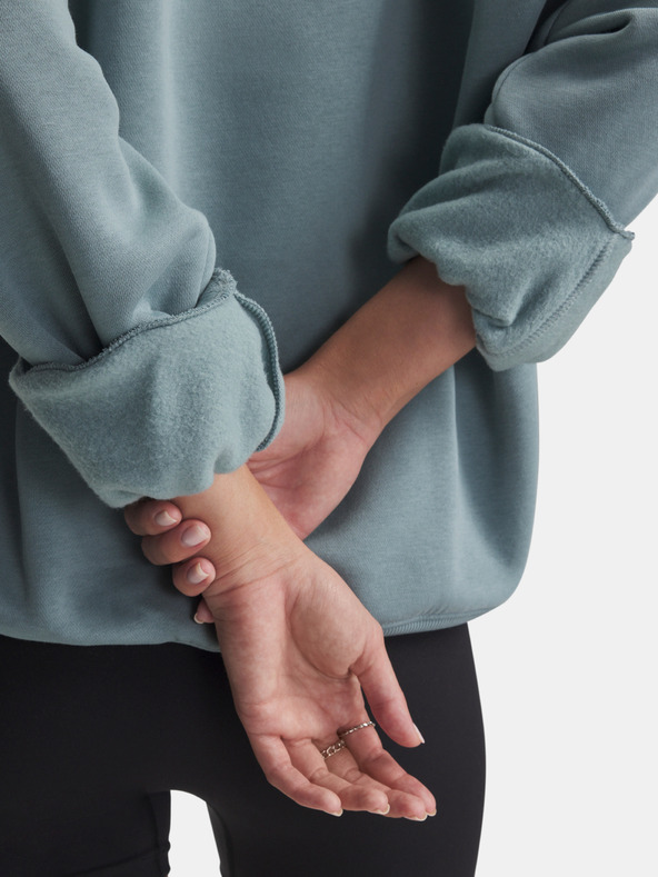 Under Armour Ženski pulover Under Armour Rival Flc OS Varsity Crew-GRN