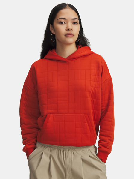 Under Armour Ženski pulover Under Armour Unstoppable Flc Txtr Hoodie-ORG