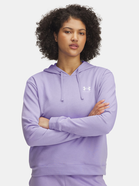 Under Armour Ženski pulover Under Armour UA Rival Terry Hoodie-PPL