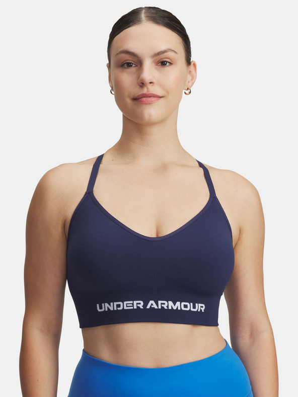 Under Armour Ženski nedrček  Under Armour Vanish Seamless Low Bra-BLU