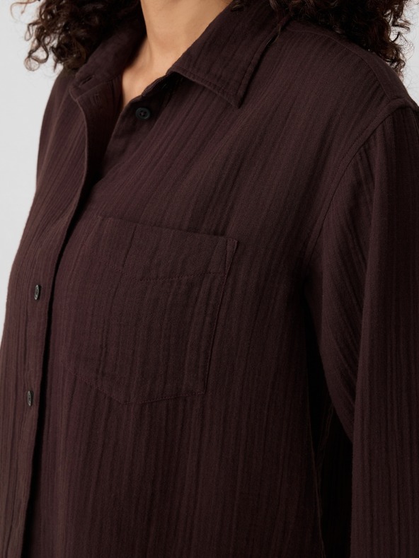 GAP Mušelínová oversize košeľa GAP