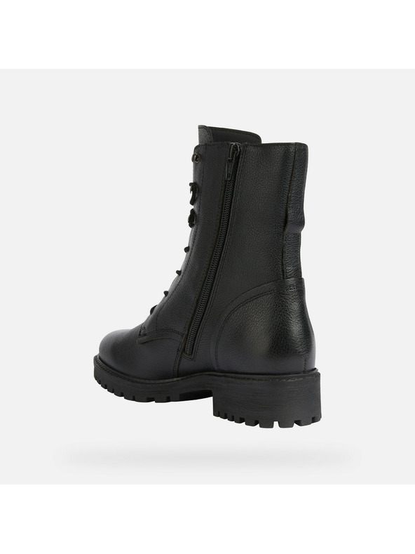 Geox Črni ženski gležnarji Geox Hoara