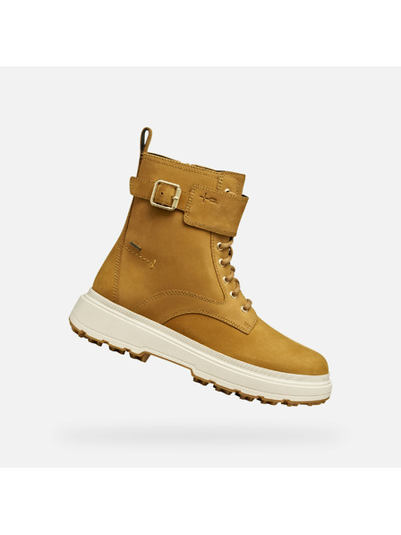 Geox Svetlo rjava ženska gležnjarska obutev Geox Lamidie + Grip ABX