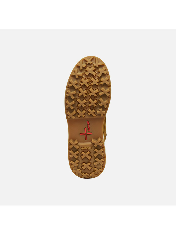 Geox Svetlo rjava ženska gležnjarska obutev Geox Lamidie + Grip ABX