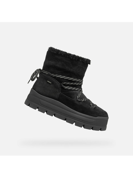 Geox Črna ženska gležnjarska obutev Geox Spherica EC7.1 A