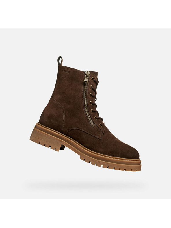 Geox Rjavi ženski gležnjarji Geox Iridea