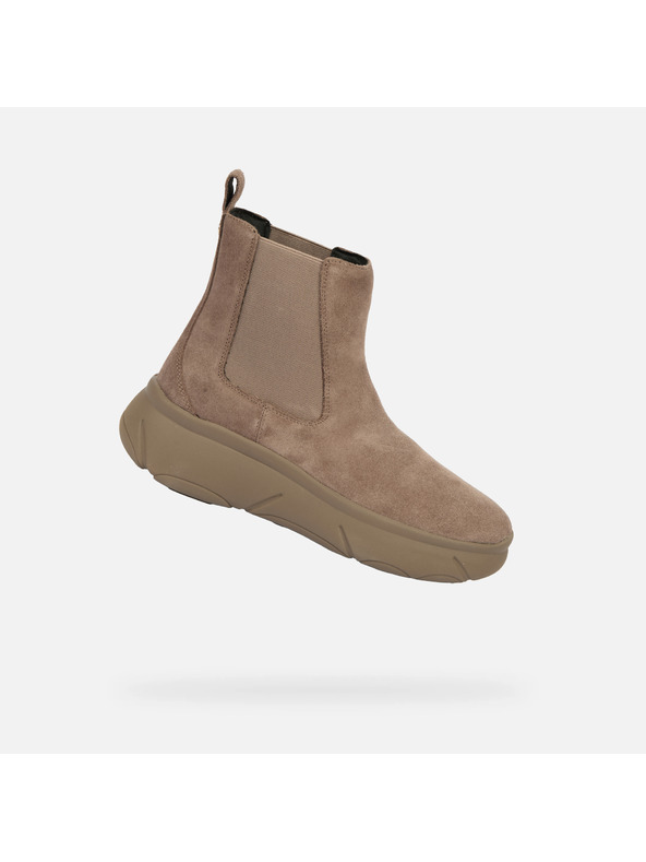 Geox Bež ženska gležnjarska obutev Geox Nebula 2.0 X