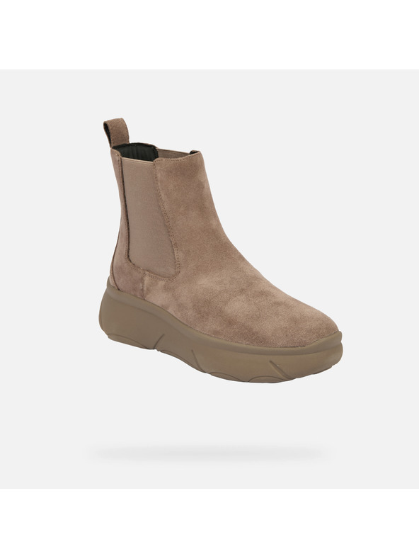 Geox Bež ženska gležnjarska obutev Geox Nebula 2.0 X