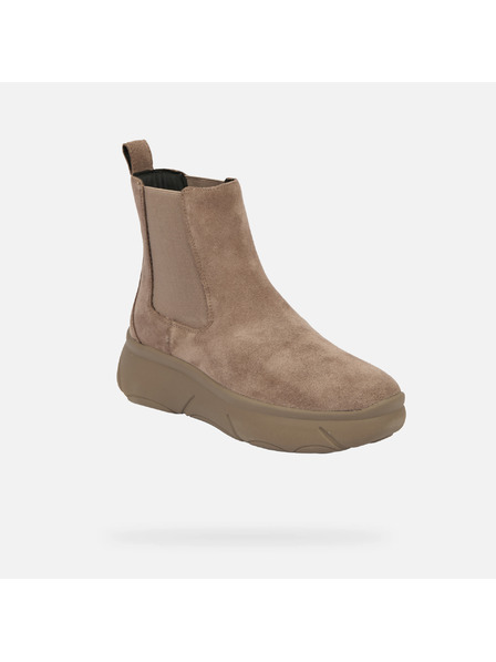 Geox Bež ženska gležnjarska obutev Geox Nebula 2.0 X