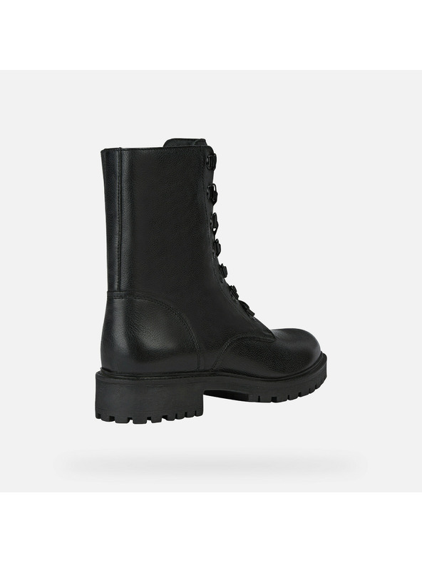 Geox Črni ženski gležnarji Geox Hoara