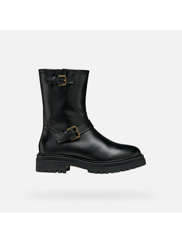 Geox Črni ženski gležnjarji Geox Iridea