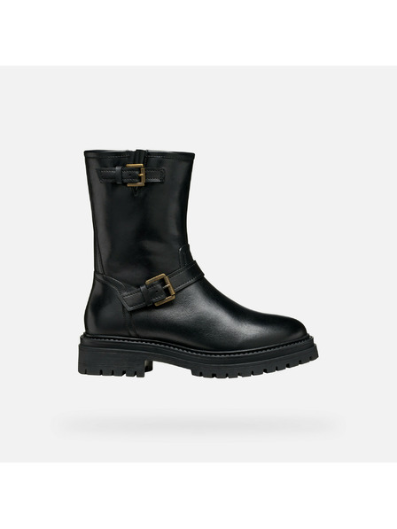 Geox Črni ženski gležnjarji Geox Iridea