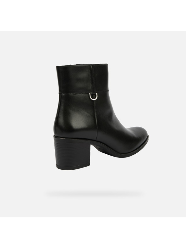 Geox Črna ženska gležnjarska obutev Geox New Asheel