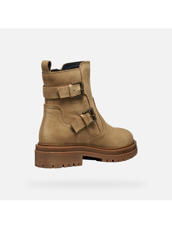 Geox Béžová dámska členkové topánky Geox Iridea