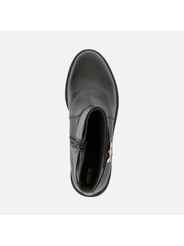 Geox Črni ženski gležnarji Geox Hoara