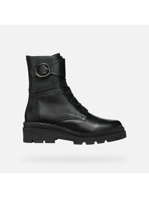 Geox Črni ženski gležnjarji Geox Felleny