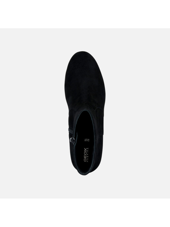 Geox Črni ženski gležnjarji Geox Eleana