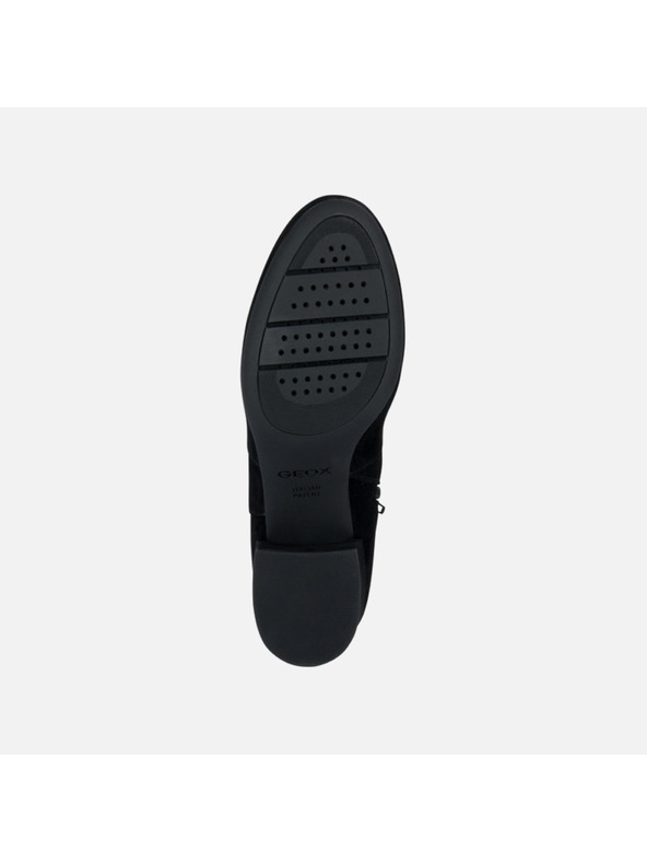 Geox Črni ženski gležnjarji Geox Eleana