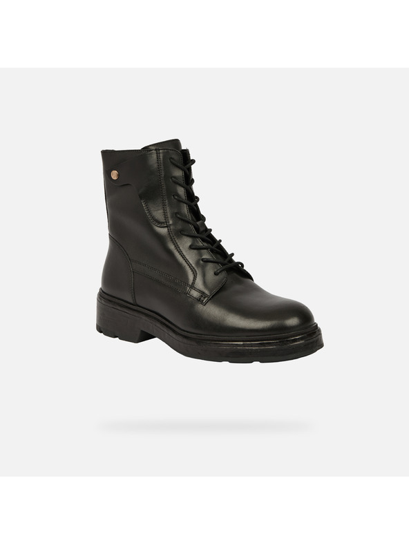 Geox Črna ženska gležnjarska obutev Geox Swelen