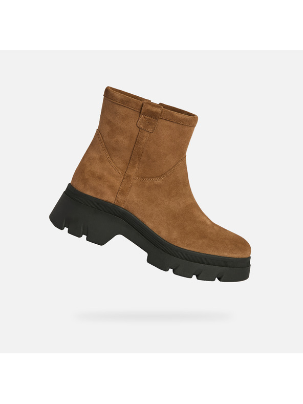 Geox Svetlo rjava ženska gležnjarska obutev Geox Pluette