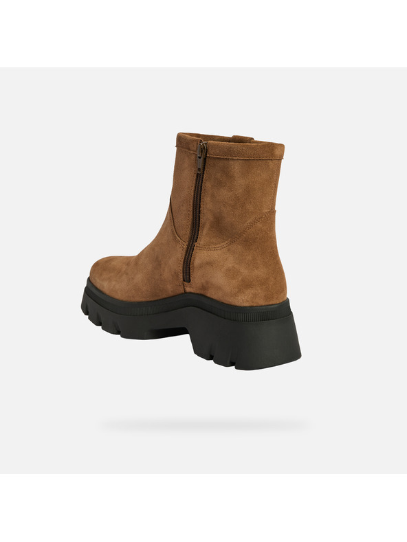 Geox Svetlo rjava ženska gležnjarska obutev Geox Pluette