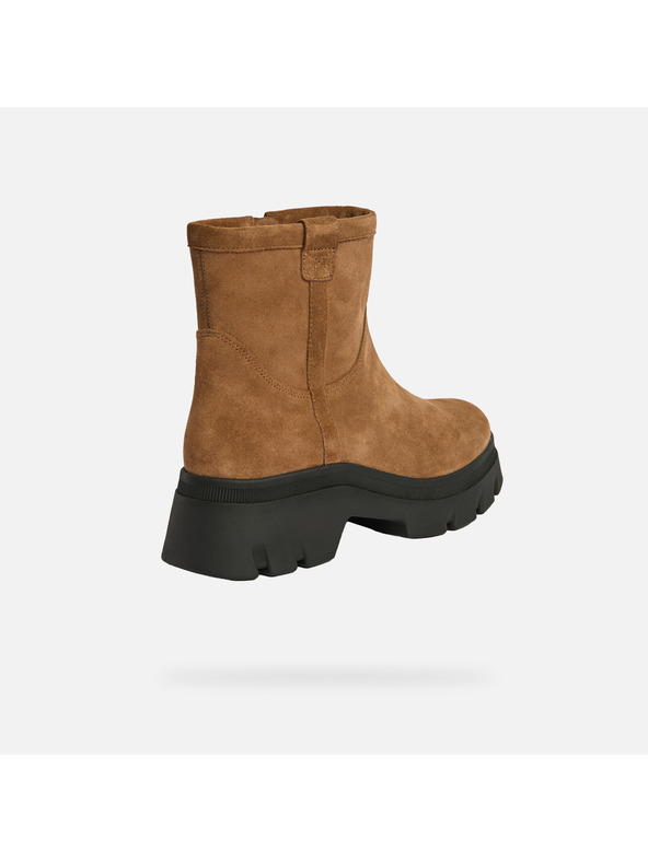 Geox Svetlo rjava ženska gležnjarska obutev Geox Pluette