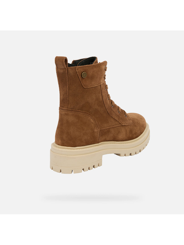 Geox Rjavi ženski gležnjarji Geox Iridea