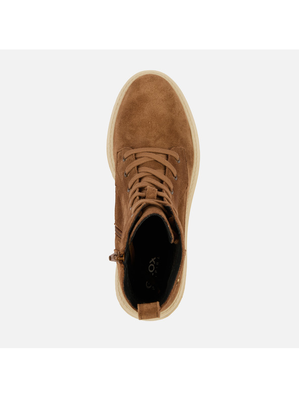 Geox Rjavi ženski gležnjarji Geox Iridea