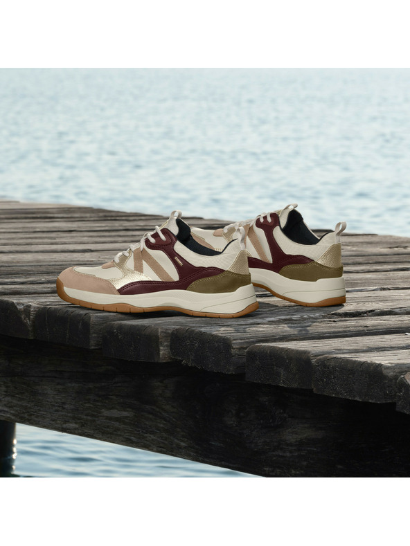 Geox Kremni ženski športni copati Geox Berinike B ABX