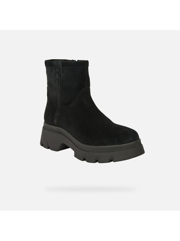 Geox Črna ženska gležnjarska obutev Geox Pluette