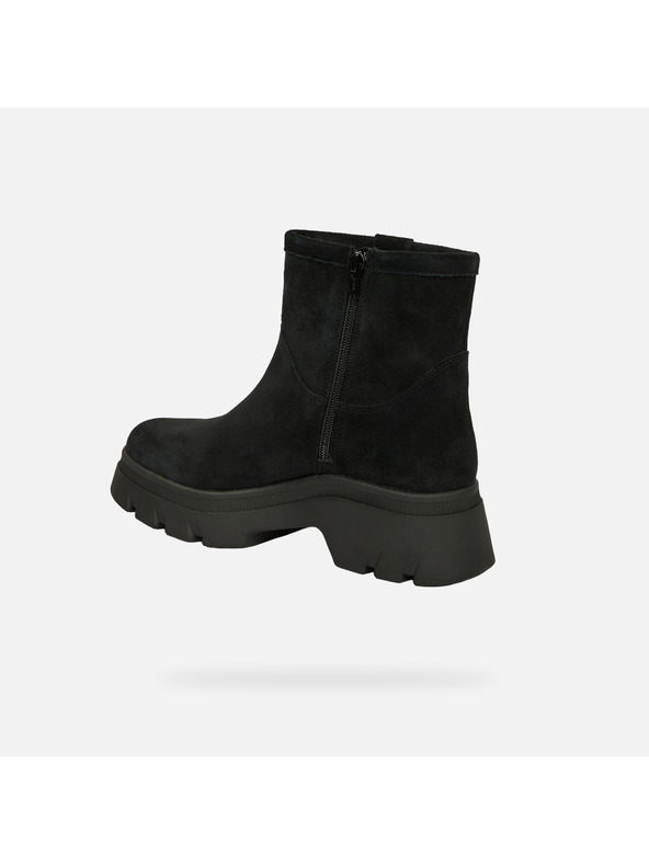 Geox Črna ženska gležnjarska obutev Geox Pluette