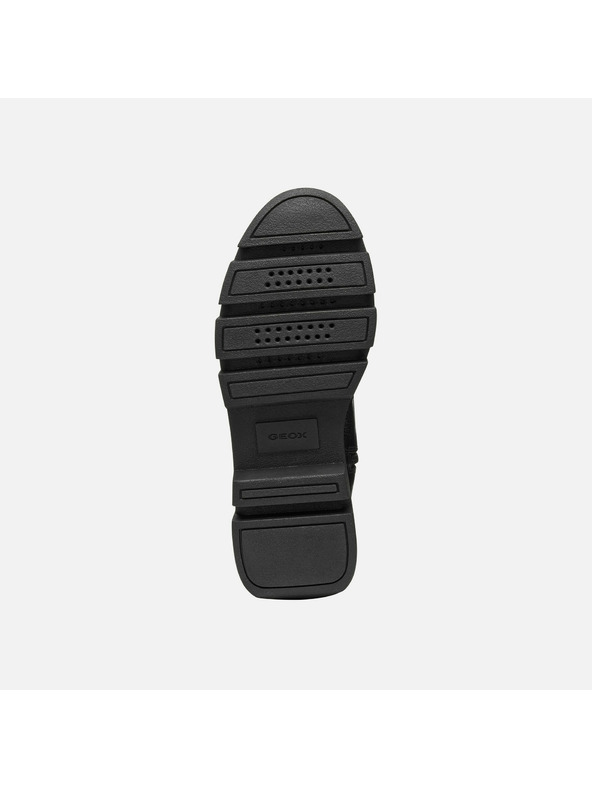 Geox Črni ženski gležnjarji Geox Vilde