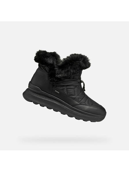 Geox Črna ženska gležnjarska obutev Geox Spherica ACTIF X2