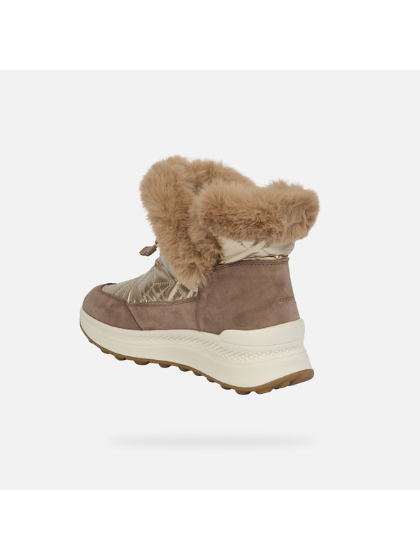 Geox Rjava ženska gležnjarska obutev Geox Spherica Actif X2