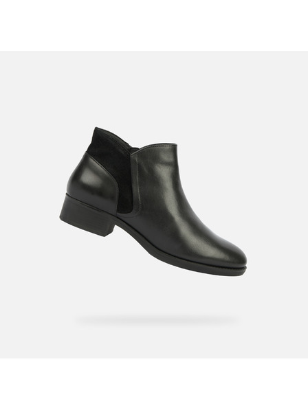 Geox Črni ženski gležnjarji Geox Felicity