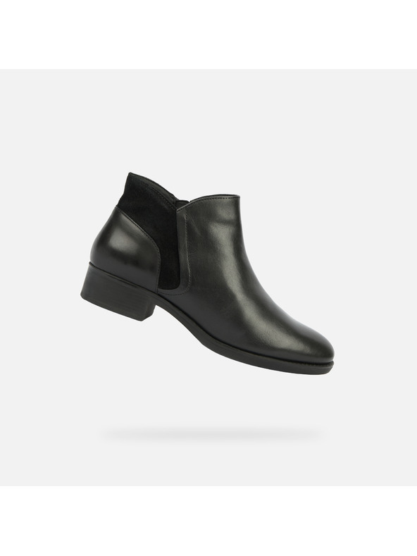 Geox Črni ženski gležnjarji Geox Felicity