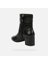 Geox Črni ženski gležnjarji Geox Eleana
