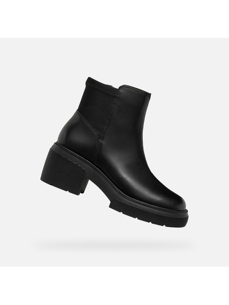 Geox Črni ženski gležnjarji Geox Spherica EC15