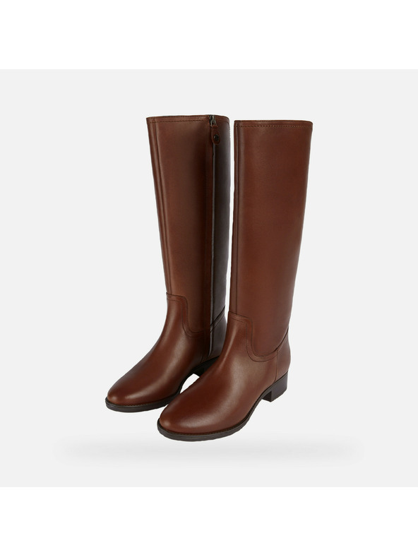 Geox Rjavi ženski škornji Geox Felicity