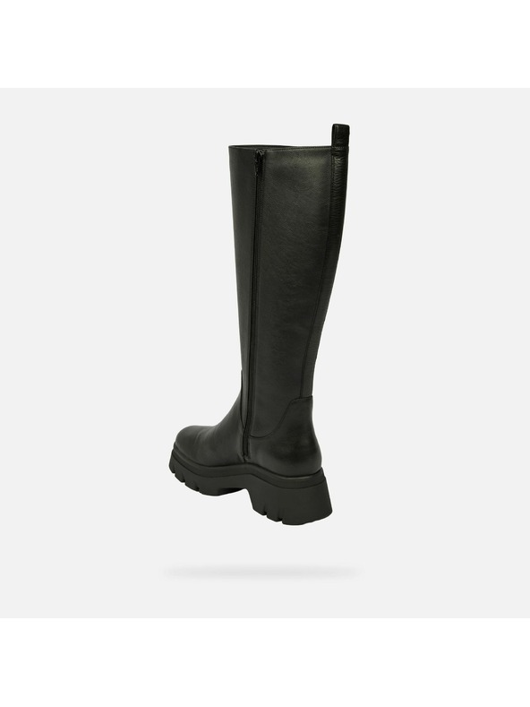 Geox Črni ženski škornji Geox Pluette