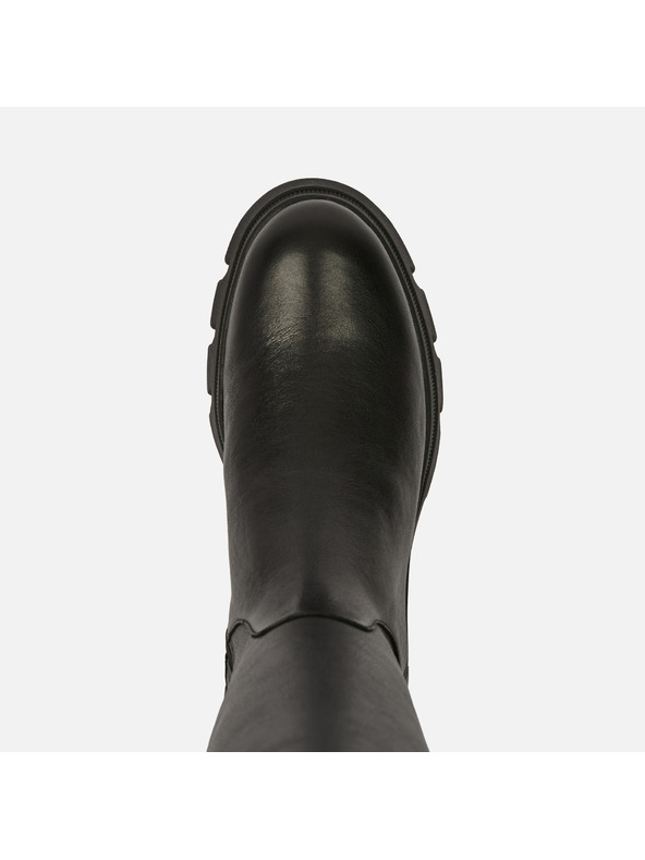 Geox Črni ženski škornji Geox Pluette