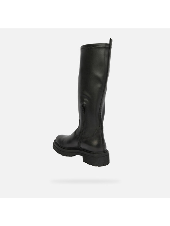 Geox Črni ženski škornji Geox Iridea