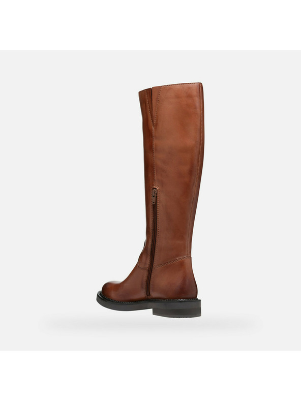 Geox Rjavi ženski škornji Geox Serilda