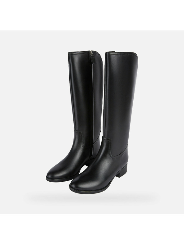 Geox Črni ženski škornji Geox Felicity