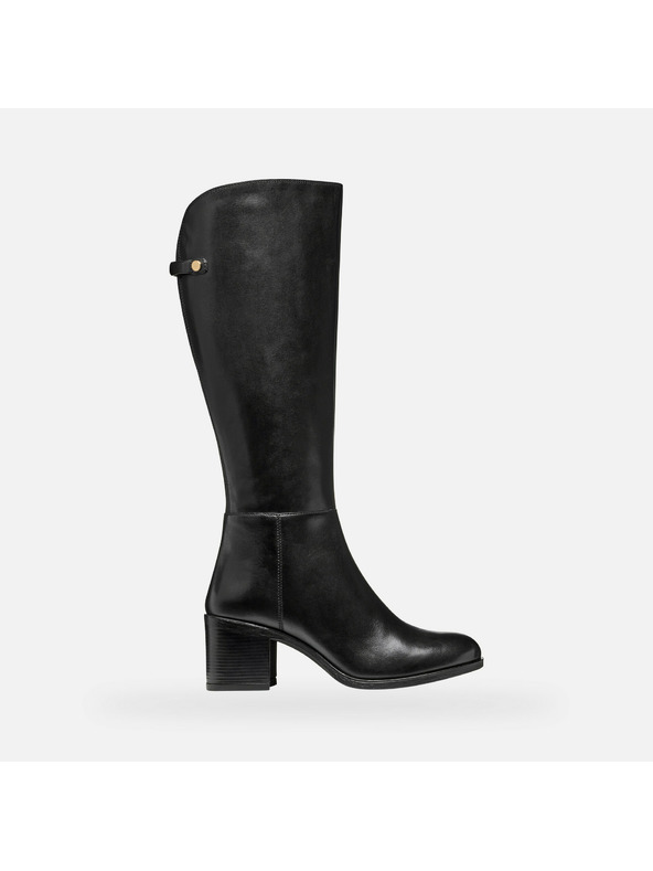 Geox Črni ženski škornji Geox New Asheel