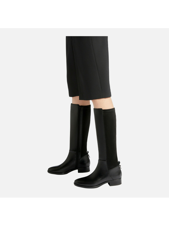 Geox Črni ženski škornji Geox Felicity