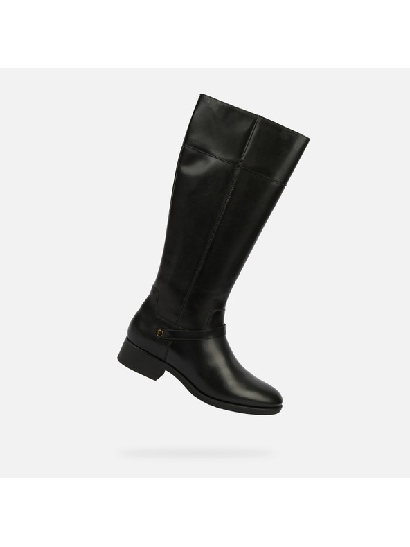 Geox Črni ženski škornji Geox Felicity