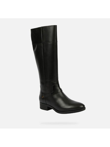 Geox Črni ženski škornji Geox Felicity