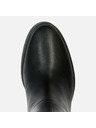 Geox Črni ženski škornji Geox Wedge