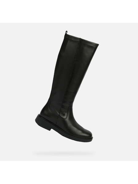 Geox Črni ženski škornji Geox Spherica EC1